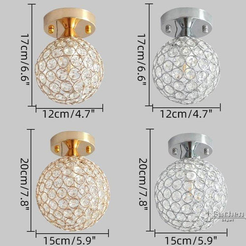 Plafonnier design LED en forme sphérique métal Palaos - vue 7 sur 6