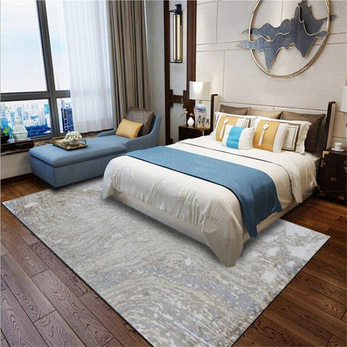 Tapis contemporain rectangle gris Bubble - vue 4 sur 5
