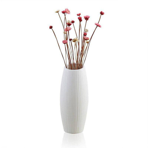 Vase moderne en porcelaine blanc Nordic - vue 10 sur 10