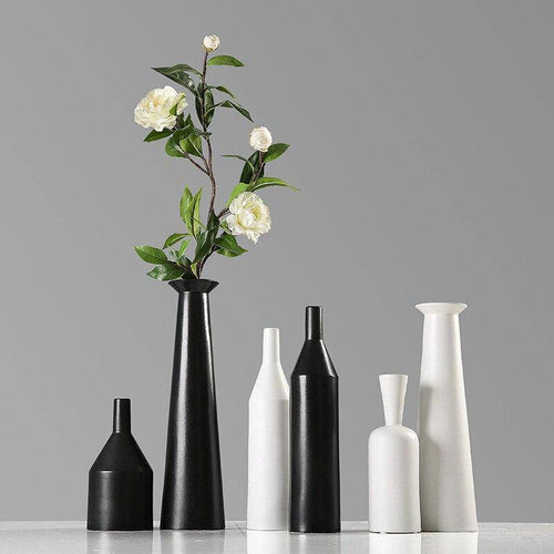 Vase design en céramique style japonais Zen - vue 3 sur 10