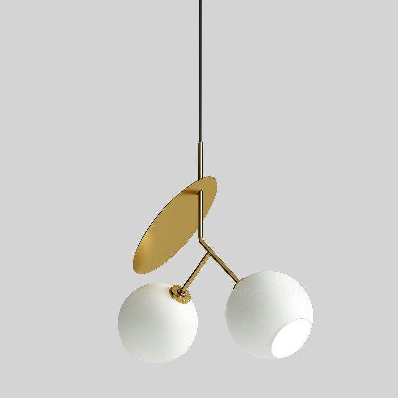 Suspension design LED en métal style cerise deco - vue 5 sur 12