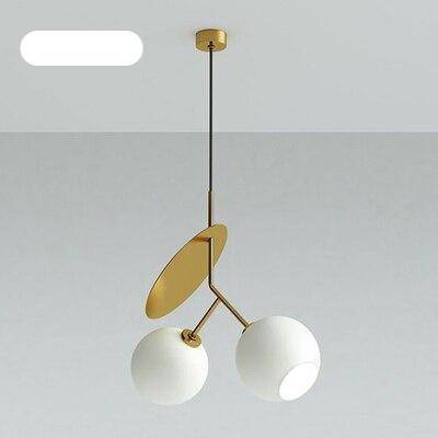 Suspension design LED en métal style cerise deco - vue 11 sur 12