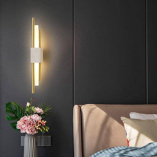 Applique murale design LED en marbre Loft - vue 3 sur 8