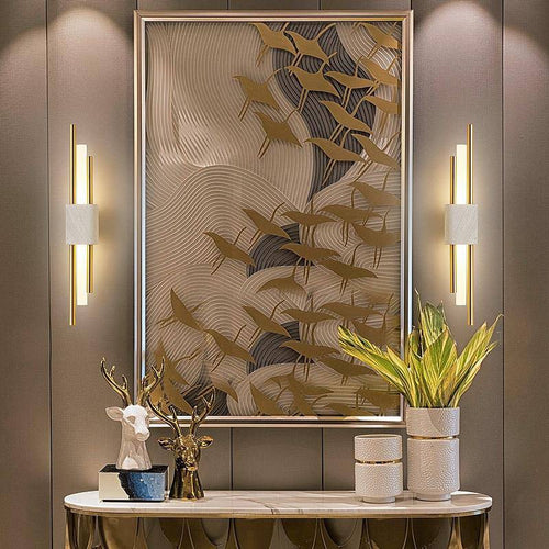 Applique murale design LED en marbre Loft - vue 7 sur 8