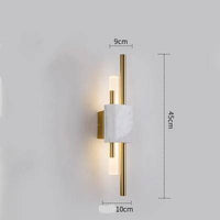 Applique murale design LED en marbre Loft