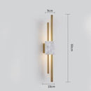 Applique murale design LED en marbre Loft