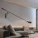 Applique murale design LED avec bras en métal style Loft
