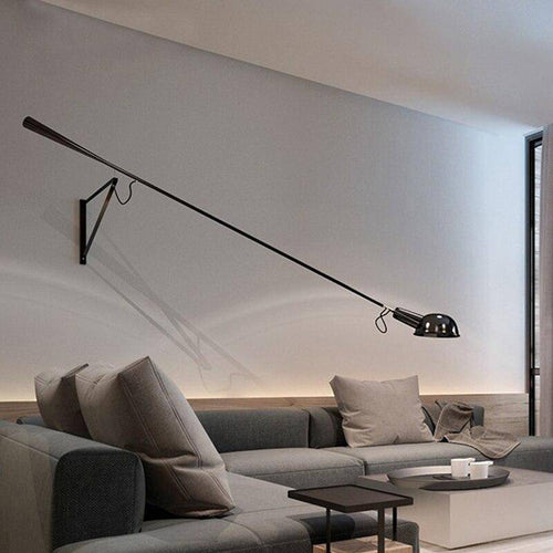 Applique murale design LED avec bras en métal style Loft - vue 4 sur 9