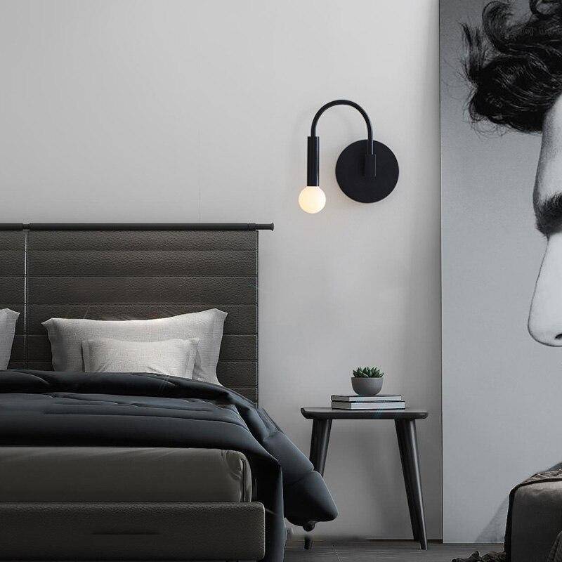 Applique murale moderne LED avec ampoule tombante - vue 2 sur 5
