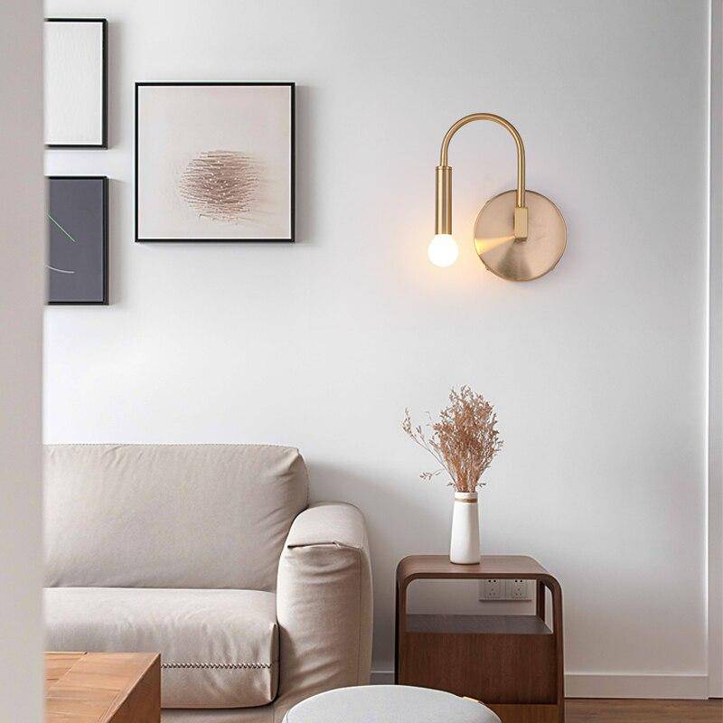 Applique murale moderne LED avec ampoule tombante - vue 3 sur 5
