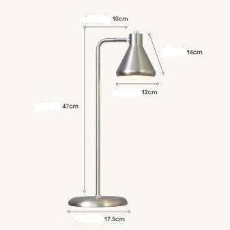 Lampe à poser design à LED avec tube en métal coloré et forme triangulaire Light - vue 6 sur 8