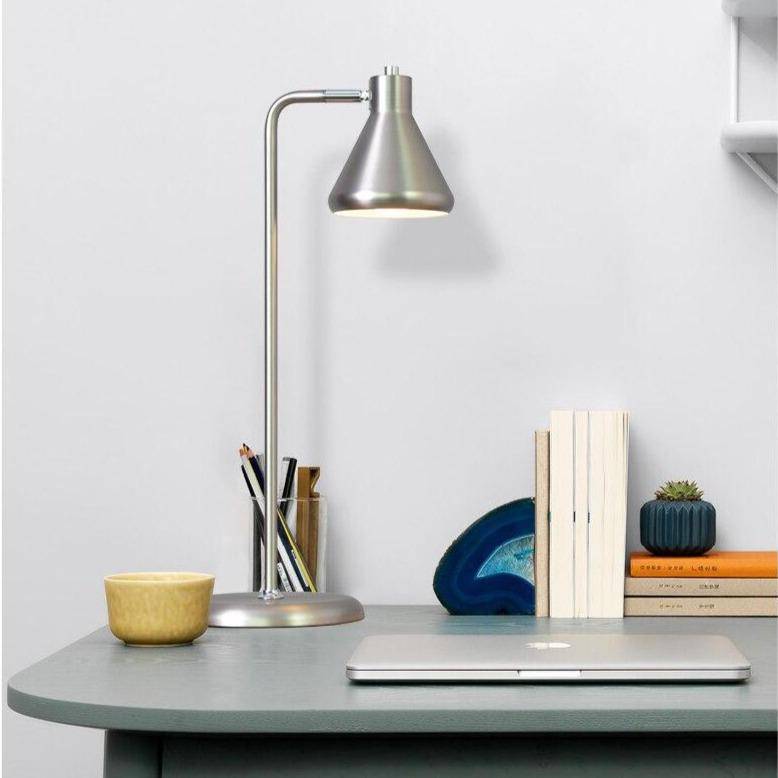 Lampe à poser design à LED avec tube en métal coloré et forme triangulaire Light - vue 3 sur 8