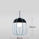 Suspension scandinave LED avec forme de citrouille colorée Hang