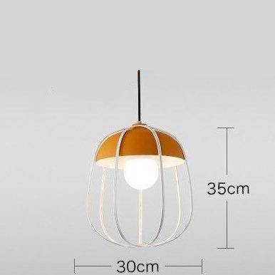 Suspension scandinave LED avec forme de citrouille colorée Hang - vue 5 sur 6