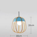 Suspension scandinave LED avec forme de citrouille colorée Hang