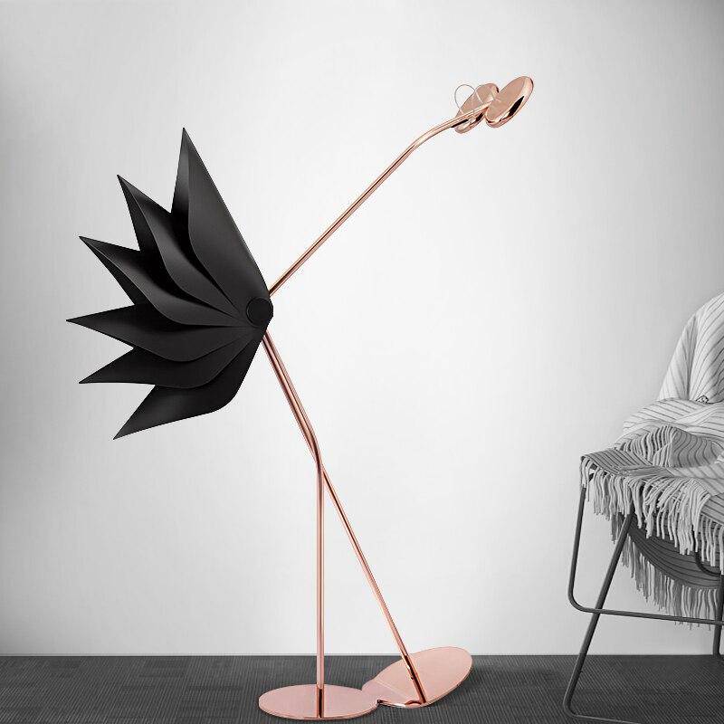 Lampadaire design LED en forme d'autruche Créative - vue 3 sur 5