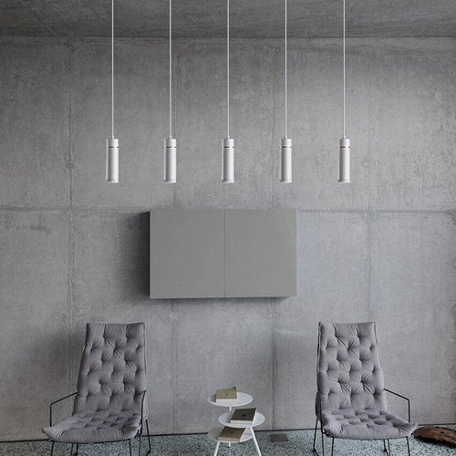 Suspension design cylindre noir à LED Luminaria - vue 5 sur 9