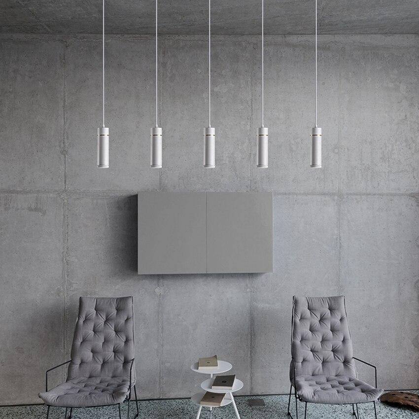 Suspension design cylindre noir à LED Luminaria - vue 4 sur 9