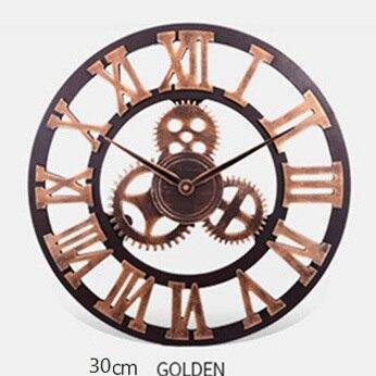 Horloge murale en métal vintage à chiffres romains ou digitaux Numeral - vue 10 sur 9