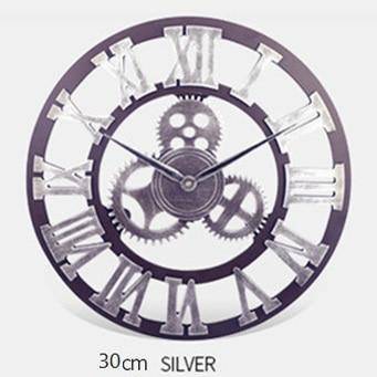 Horloge murale en métal vintage à chiffres romains ou digitaux Numeral - vue 5 sur 9