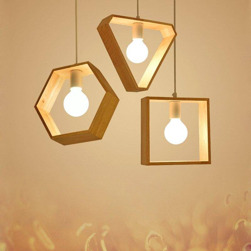 Suspension forme en bois Botimi - vue 3 sur 5