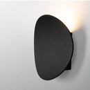 Applique murale design LED avec tuile arrondie en métal