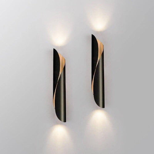 Applique murale design LED courbée en aluminium - vue 4 sur 6