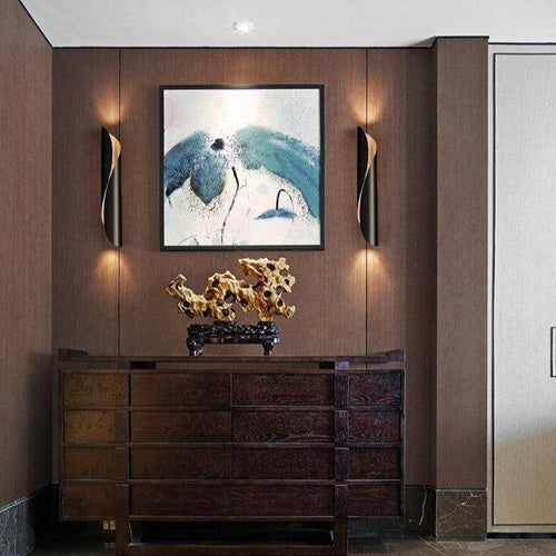 Applique murale design LED courbée en aluminium - vue 5 sur 6