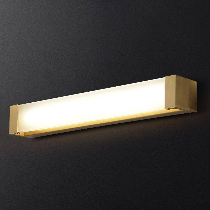 Applique murale à LED en métal doré pour miroir Luxury - vue 3 sur 8