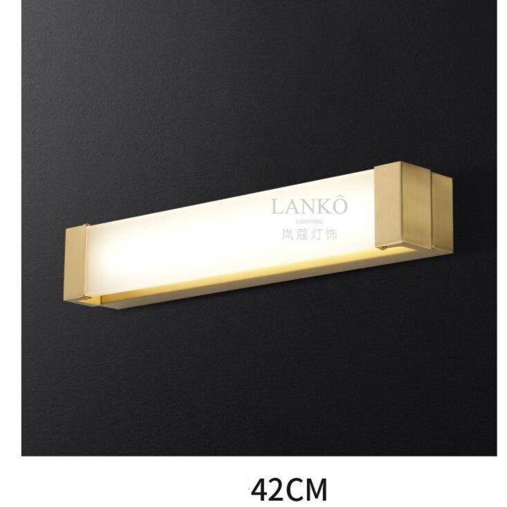 Applique murale à LED en métal doré pour miroir Luxury - vue 5 sur 8