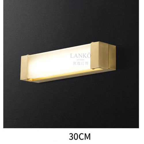 Applique murale à LED en métal doré pour miroir Luxury - vue 7 sur 8