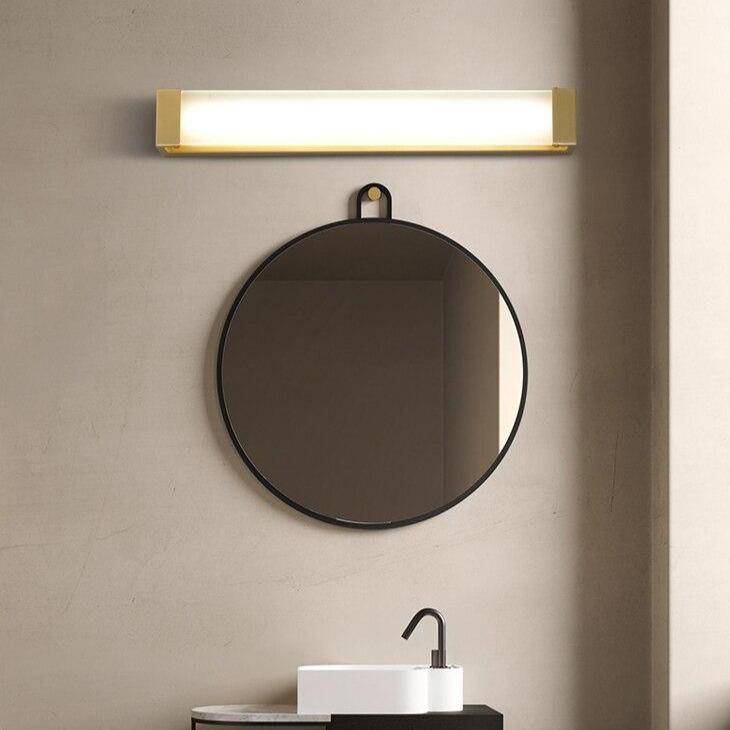 Applique murale à LED en métal doré pour miroir Luxury - vue 2 sur 8