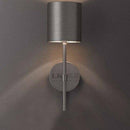 Applique murale design LED avec abat-jour en cylindre métal Retro