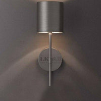Applique murale design LED avec abat-jour en cylindre métal Retro