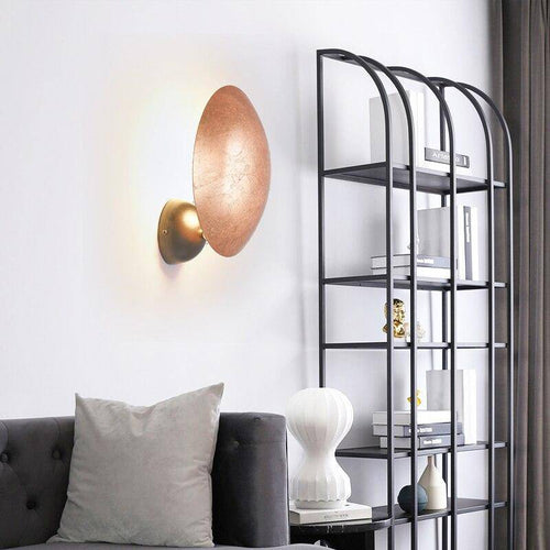 Applique murale design LED avec abat-jour arrondi en métal Luxury - vue 4 sur 8