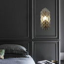 Applique murale design à LED en verre cristal luxury