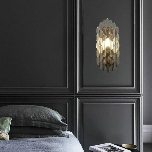 Applique murale design à LED en verre cristal luxury - vue 5 sur 5