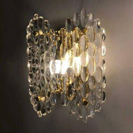 Applique murale design à LED en verre cristal luxury - vue 3 sur 5
