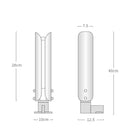 Lampe à poser design LED en cuivre avec double abat-jour arrondi Luxury