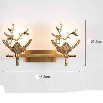 Applique murale LED en marbre avec plusieurs motifs dorées - vue 7 sur 7