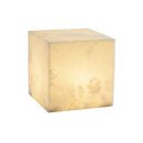 Lampe à poser design LED en forme de cube en marbre Creative