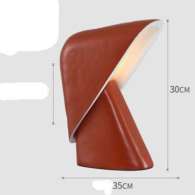Lampe à poser design LED avec abat-jour triangulaire coloré Luxury - vue 8 sur 8