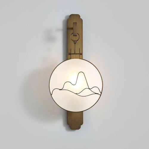Applique murale design LED en métal style japonais - vue 4 sur 5