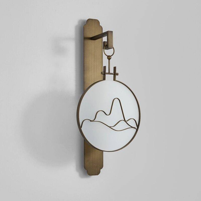 Applique murale design LED en métal style japonais - vue 5 sur 5