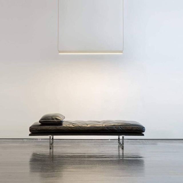 Suspension moderne LED allongée noire Loft