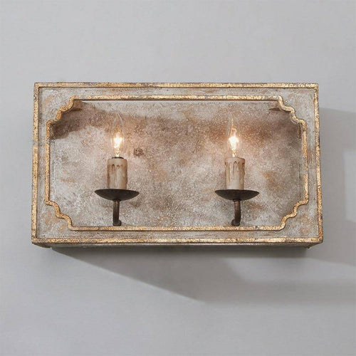 Applique murale rétro LED style bougies en cire - vue 3 sur 4