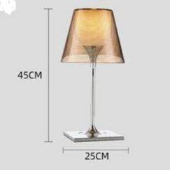 Lampe à poser moderne LED avec abat-jour en verre coloré Art - vue 7 sur 7