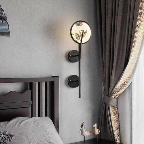 Applique murale design LED en forme de clé noir style japonais - vue 6 sur 5