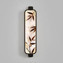Applique murale LED rectangle aux bords arrondis style Japonais