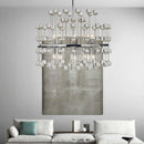 Lustre design LED avec boules crystal style Art